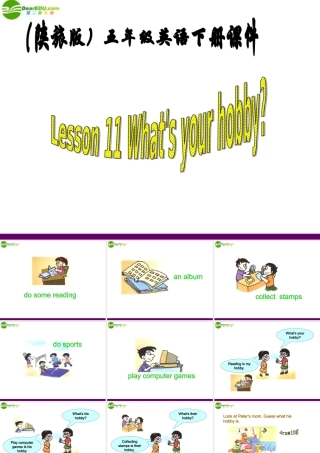 五年级英语下册 Lesson 11(2)课件 陕旅版