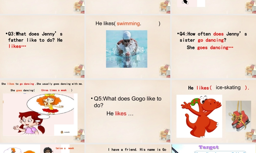 五年级英语下册 Lesson 13 How often do you go hiking课件1 陕旅版-陕旅版小学五年级下册英语课件