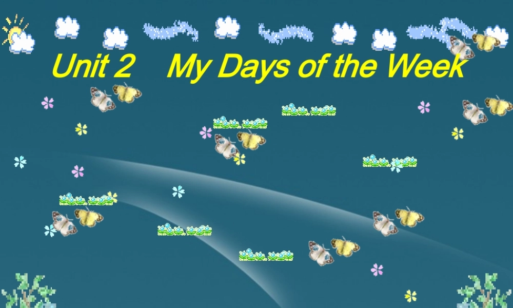 五年级英语上册 Unit 2(28)课件 新人教版PEP