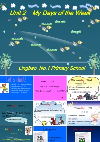 五年级英语上册 Unit 2(28)课件 新人教版PEP