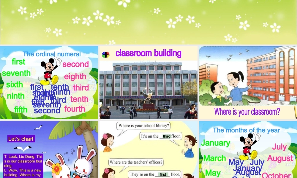 五年级英语下册 unit1课件 闽教版