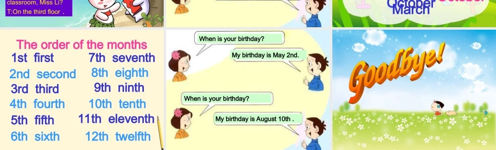 五年级英语下册 unit1课件 闽教版