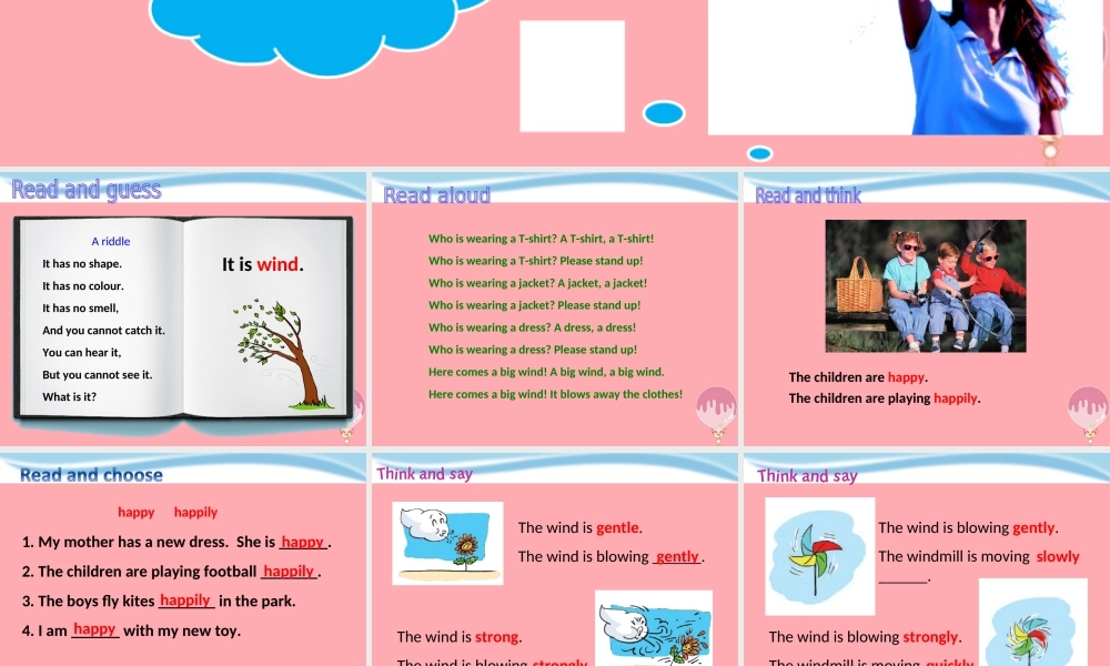 五年级英语上册 Unit 10 Wind课件 牛津上海版-牛津上海版小学五年级上册英语课件