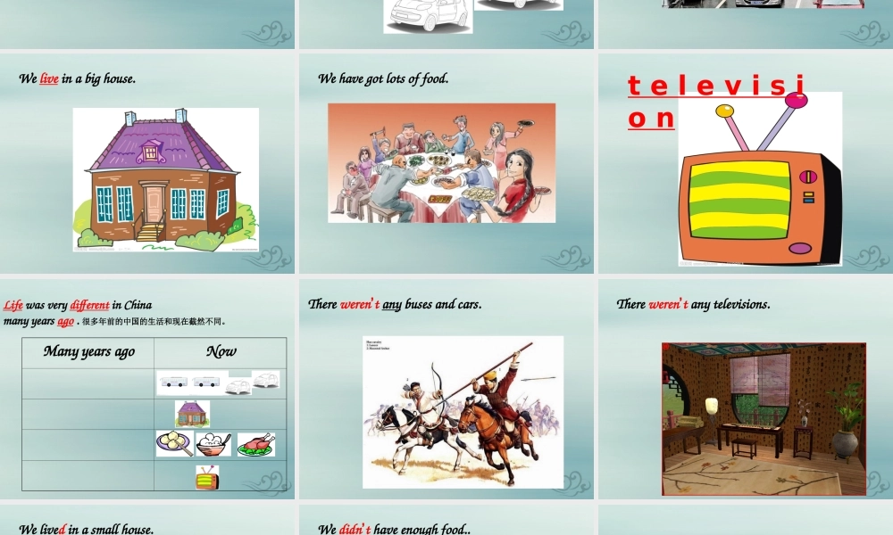 五年级英语下册 Module 1 Unit 1 We lived in a small house（1）教学课件 外研版（三起）-外研版小学五年级下册英语课件