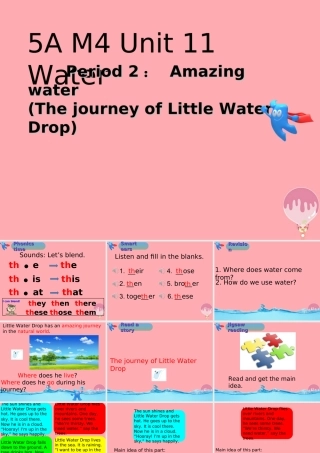 五年级英语上册 Unit 11 Water（第2课时）课件 牛津上海版-牛津上海版小学五年级上册英语课件