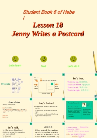 五年级英语下册 unit3 lesson18(1)课件 冀教版