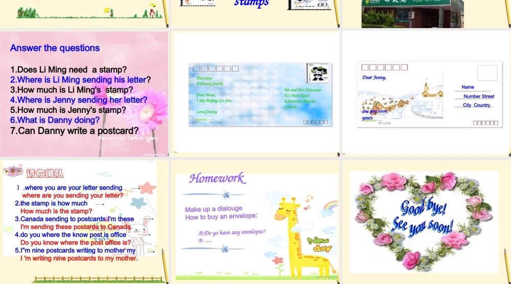 五年级英语下册 unit3 lesson20（3）课件 冀教版