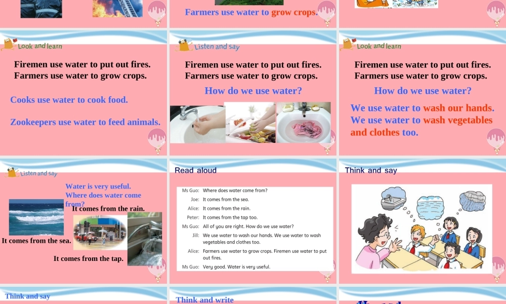 五年级英语上册 Unit 11 Water课件3 牛津上海版-牛津上海版小学五年级上册英语课件