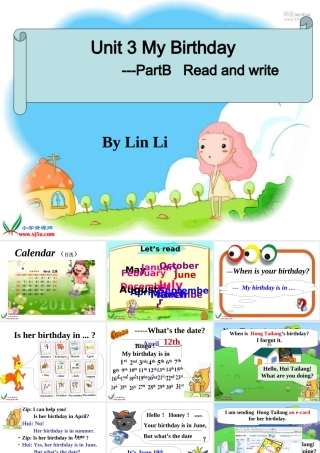 五年级英语下册 Unit3（21） PartB Read and write课件 人教PEP