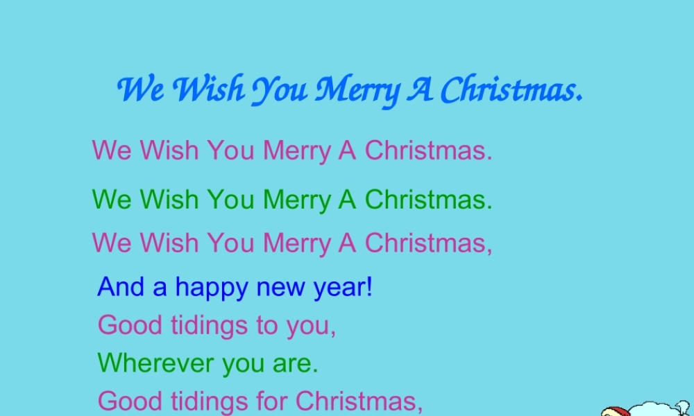 五年级英语上册 Unit 6 Lesson 1 What do you usually do at Christmas课件 鲁科版-鲁科版小学五年级上册英语课件