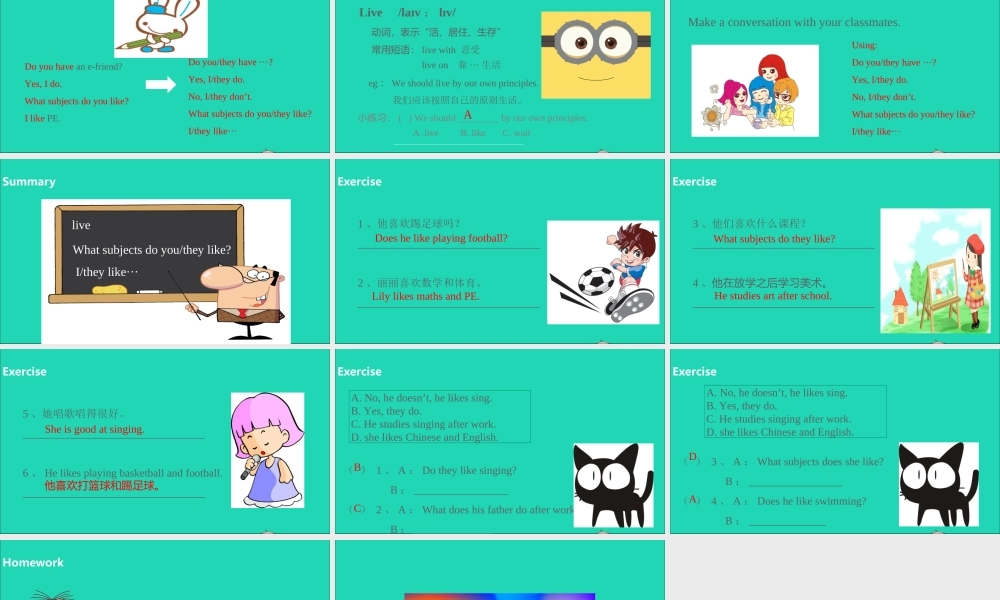 五年级英语上册 Unit 6 My e-friend（第2课时）课件 （新版）牛津版-（新版）牛津版小学五年级上册英语课件