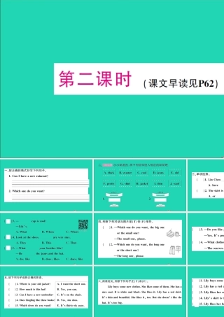 五年级英语上册 Unit 6 Which one do you want第二课时作业课件 湘少版（三起）-湘少版小学五年级上册英语课件