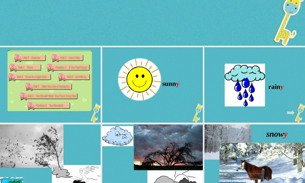 五年级英语下册 unit5 what’s the weather like today课件 陕旅版-陕旅版小学五年级下册英语课件