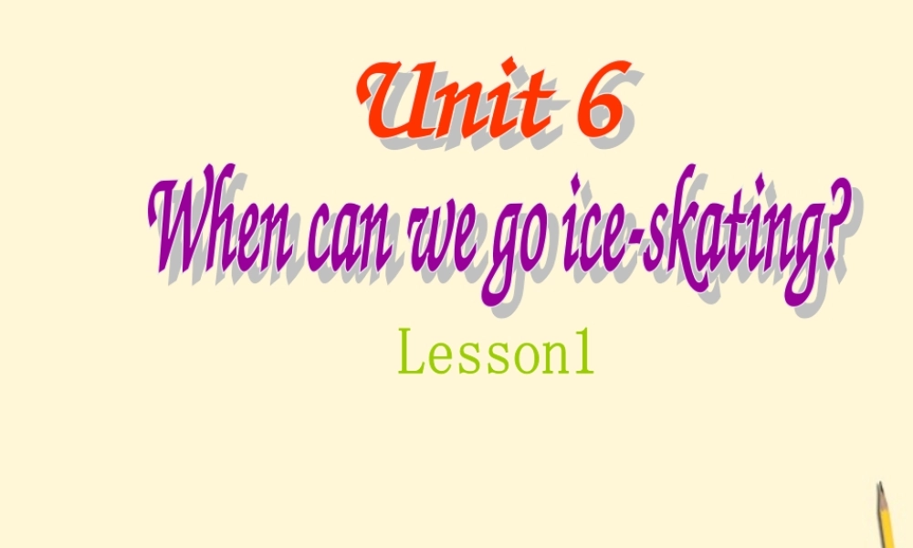 五年级英语上册 Unit 6(4)课件 广东版开心