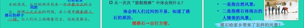 五年级语文上册 第二单元 5 搭石课件