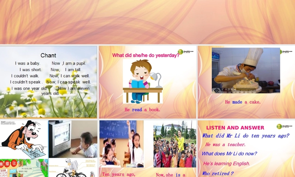 五年级英语下册 Module 2 Unit 2 Mr Li was a teacher课件（2） 外研版（三起）