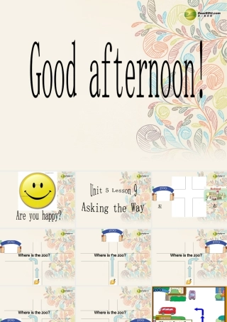 五年级英语上册 Unit 5 Asking the Way Lesson9课件 闽教版