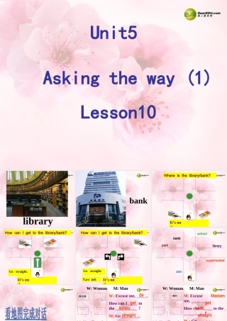 五年级英语上册 Unit 5 Asking the Way Lesson10课件 闽教版