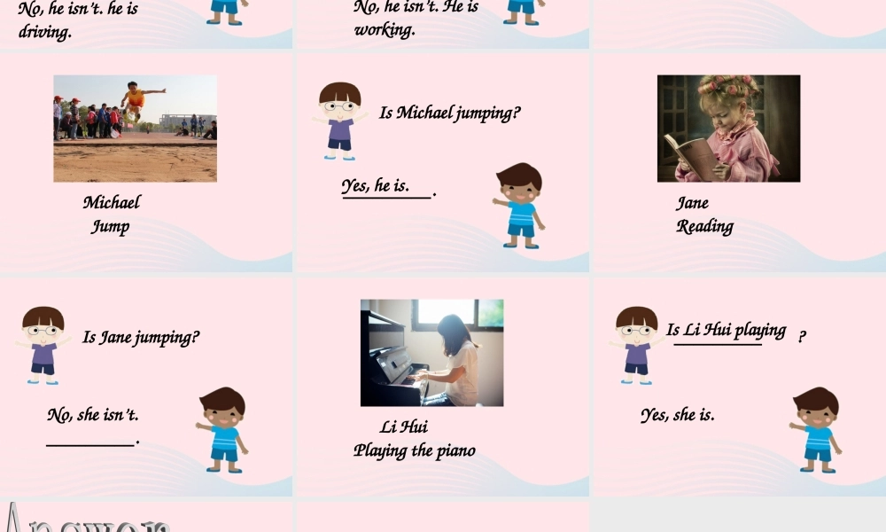 五年级英语下册 Unit5 Whose dog is it（Part B Is Jane reading）课件 人教PEP版-人教PEP小学五年级下册英语课件