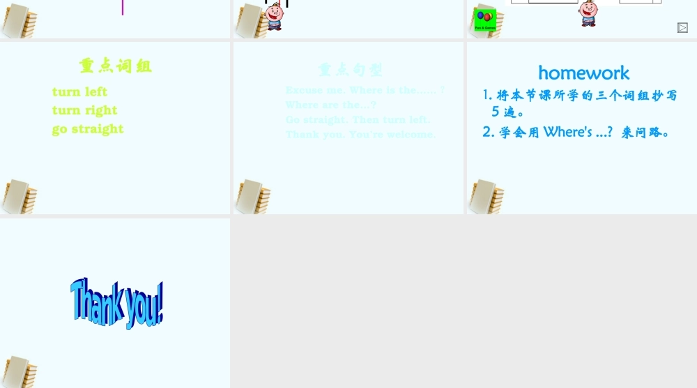 五年级英语上册 Unit 5 Asking the Way(1)课件 闽教版