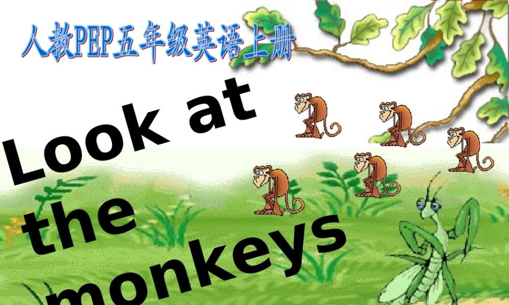 五年级英语下册 Unit5(7)课件 人教PEP