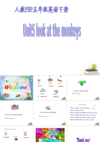 五年级英语下册 Unit5(8)课件 人教PEP