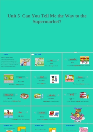 五年级英语上册 Unit 5 Can you tell me Part A课件+素材 陕旅版（三起）