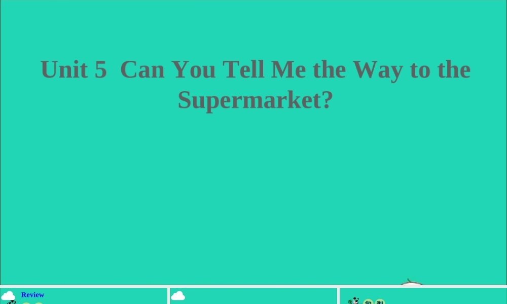 五年级英语上册 Unit 5 Can you tell me Part C课件+素材 陕旅版（三起）