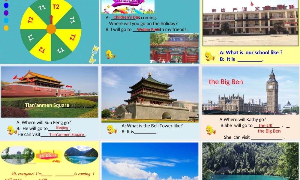 五年级英语下册 unit6 my holiday课件 陕旅版-陕旅版小学五年级下册英语课件