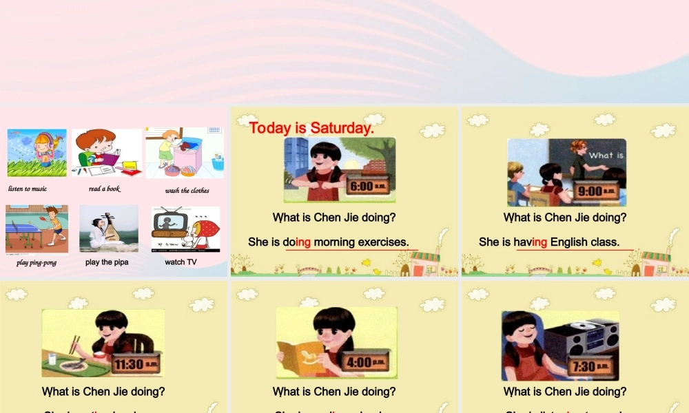 五年级英语下册 Unit6 Work quietly（Part A Lets learn课件 人教PEP版-人教PEP小学五年级下册英语课件