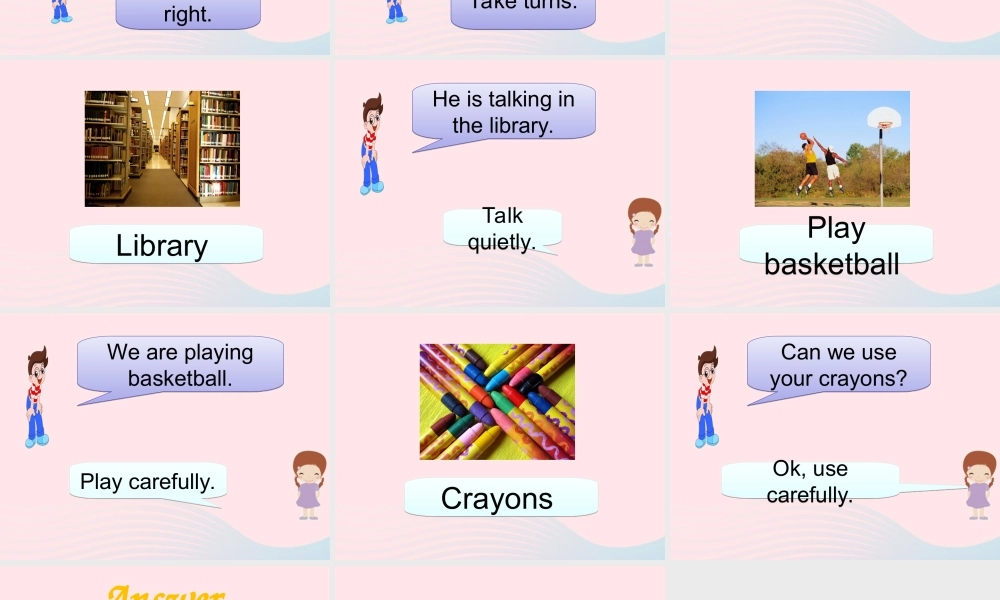 五年级英语下册 Unit6 Work quietly（Part B He is talking in the library）课件 人教PEP版-人教PEP小学五年级下册英语课件