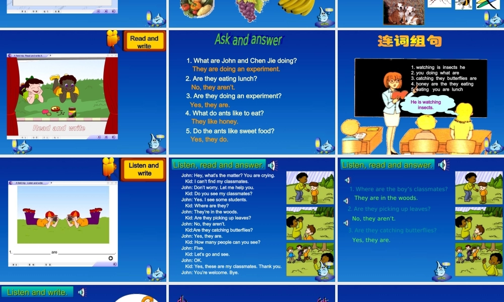 五年级英语下册 Unit6Lesson3课件 人教PEP