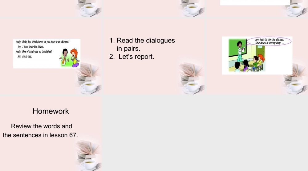 五年级英语下册 unit12 lesson67_1课件 人教新起点