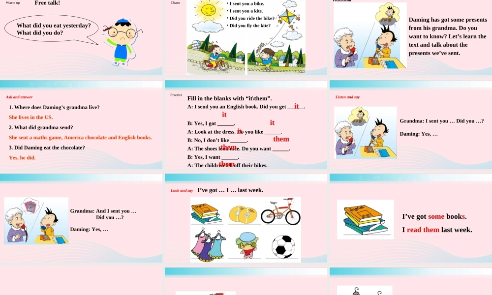 五年级英语下册 Module 4 unit 1 did you read them课件1 外研版（一起）-外研版小学五年级下册英语课件