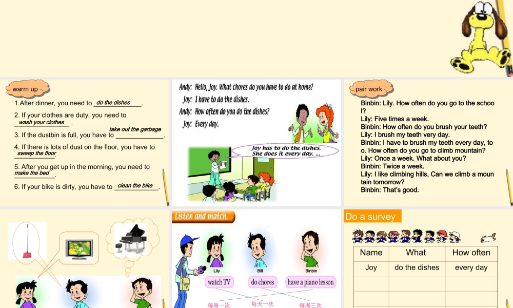 五年级英语下册 unit12 lesson67课件 人教新起点