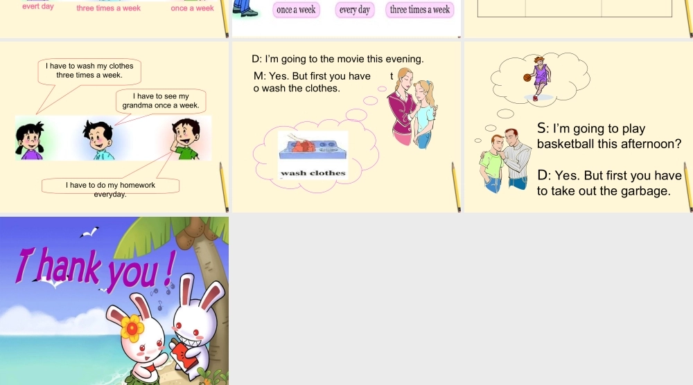 五年级英语下册 unit12 lesson67课件 人教新起点