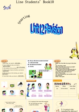 五年级英语下册 unit12 lesson67课件 人教新起点