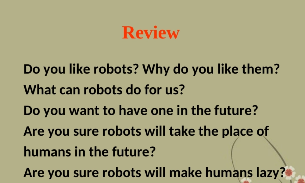 五年级英语下册 Unit12(9）课件 北师大版