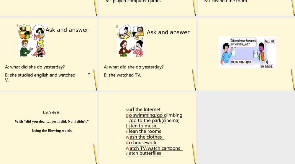 五年级英语下册 unit13 lesson74课件 人教新起点
