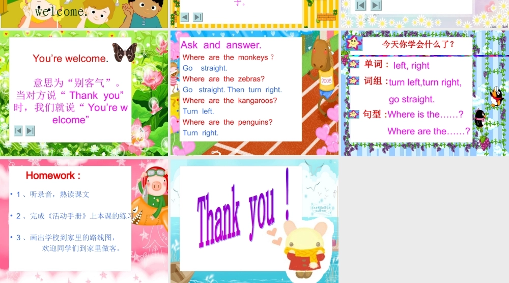 五年级英语上册 Unit 5 Lesson 9课件 闽教版