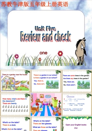 五年级英语上册 Unit 5 Period 1课件 苏教牛津版