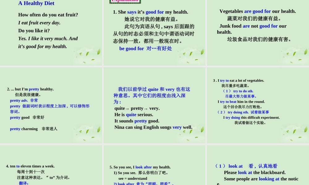 五年级英语下册 unit16Revision(3)课件 人教新起点