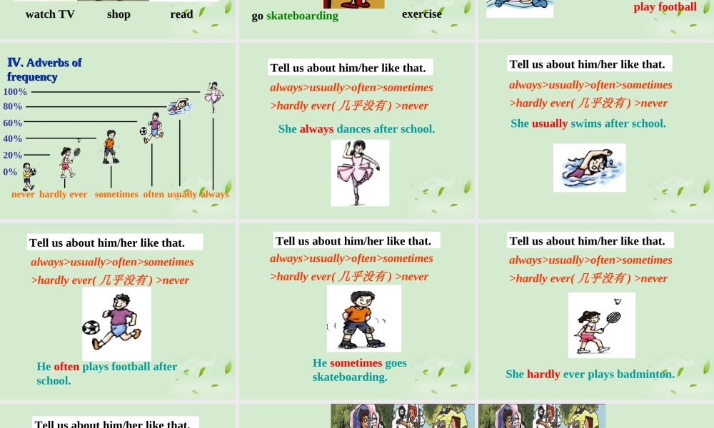 五年级英语下册 unit16Revision课件 人教新起点