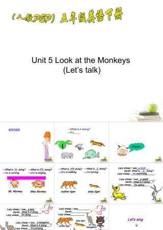 五年级英语下册 第五单元第二课时课件 人教PEP