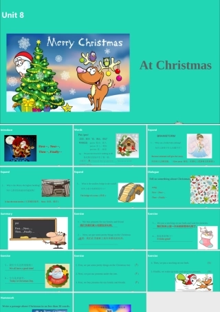 五年级英语上册 Unit 8 At Christmas（第1课时）课件 （新版）牛津版-（新版）牛津版小学五年级上册英语课件