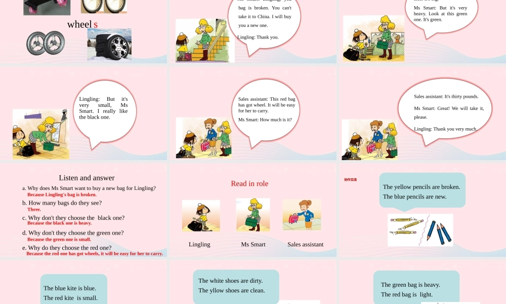 五年级英语下册 Module 5 unit 1 your bag is broken课件2 外研版（一起）-外研版小学五年级下册英语课件