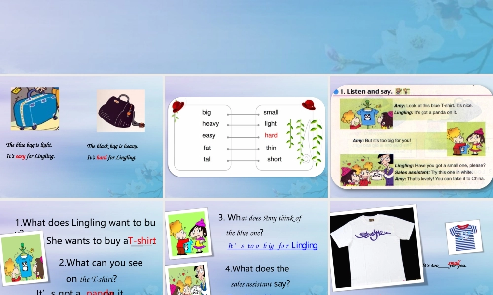 五年级英语下册 Module 5 Unit 2 It’s too big for you教学课件 外研版（三起）-外研版小学五年级下册英语课件