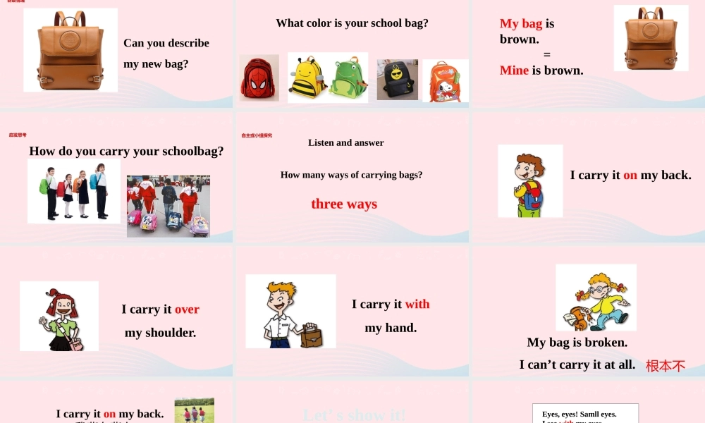 五年级英语下册 Module 5 unit 2 mine is pink课件2 外研版（一起）-外研版小学五年级下册英语课件