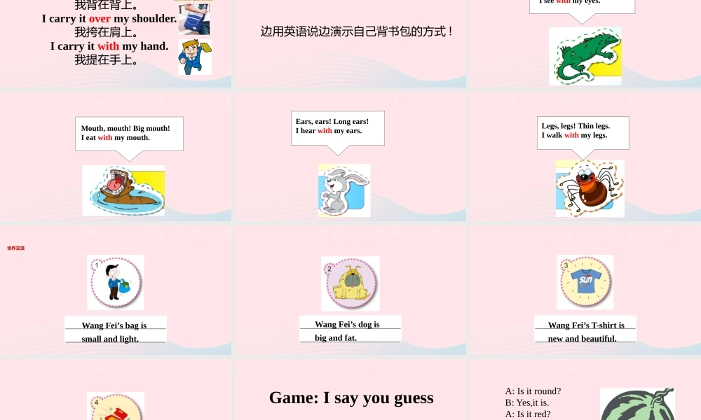 五年级英语下册 Module 5 unit 2 mine is pink课件2 外研版（一起）-外研版小学五年级下册英语课件