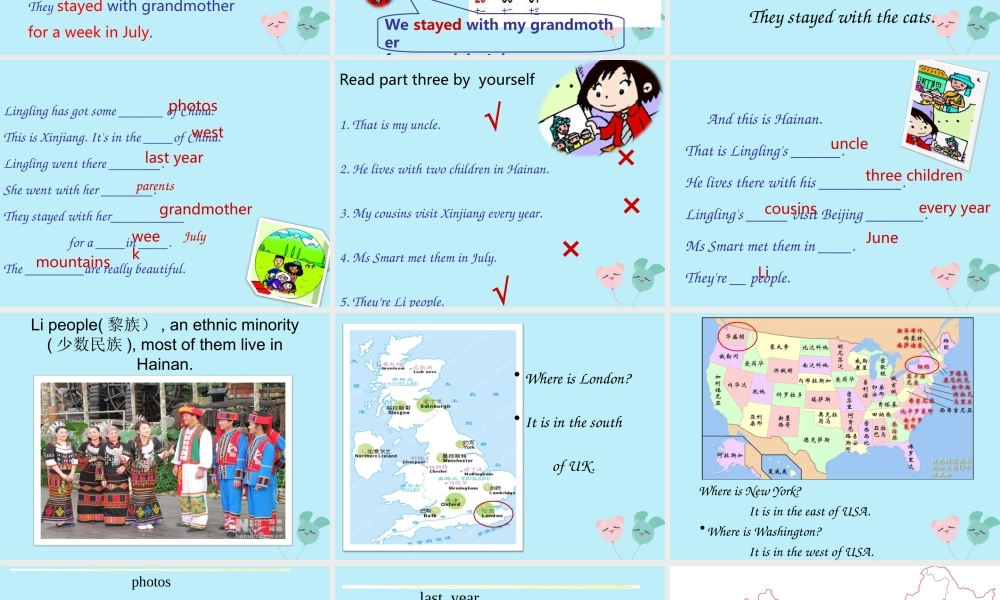 五年级英语下册 Module 6 Unit 1 I went there last year教学课件 外研版（三起）-外研版小学五年级下册英语课件